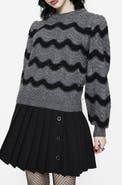 Disturbia Nave Stripe Knit Sweater