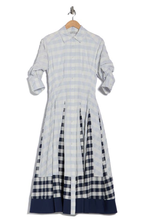 Jazz Pintuck Cotton Shirtdress