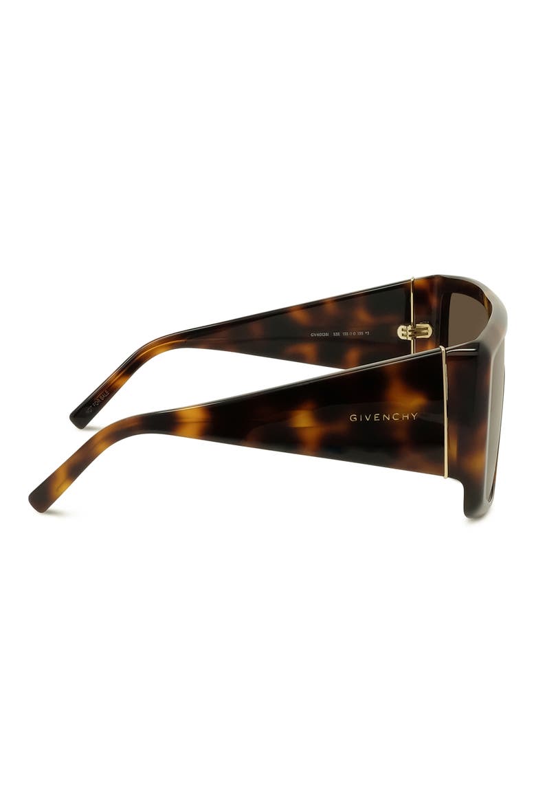 Rectangular Flat Top Sunglasses, Alternate, color, BLONDE HAVANA / BROWN