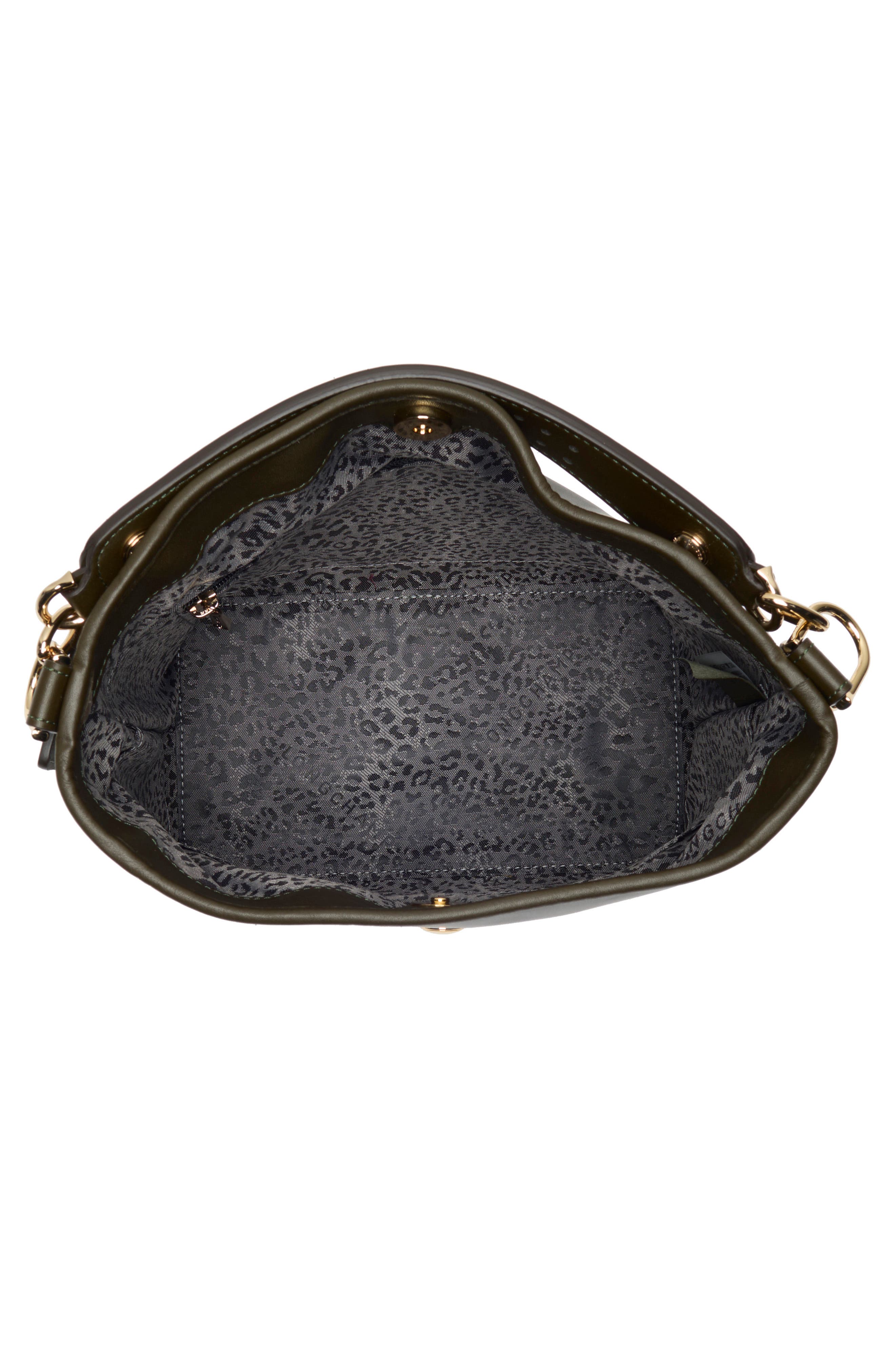 Longchamp Mademoiselle Perforated Hobo Bag, Alternate, color, Lichen