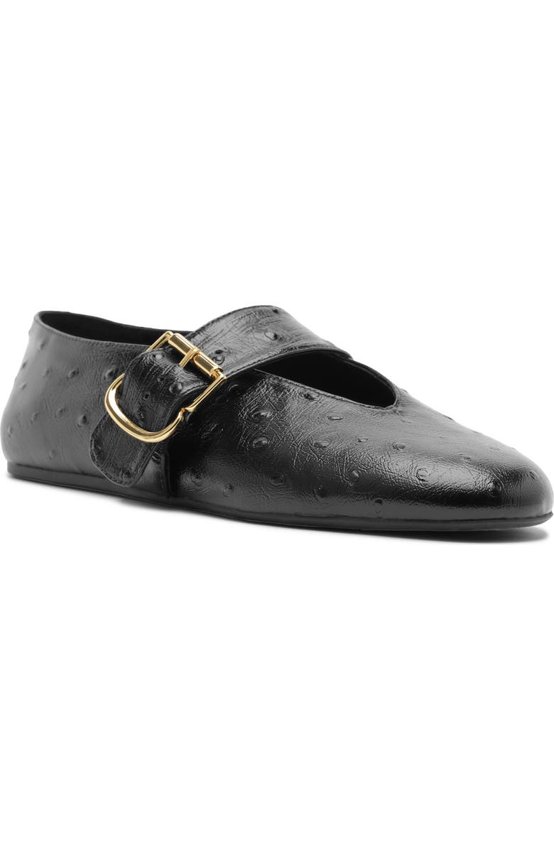 Arezzo Adeline Mary Jane Flat, Main, color, Black