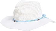 Vince Camuto Crochet Straw Bucket Hat