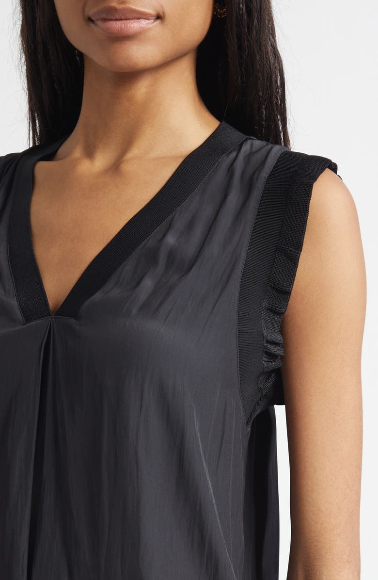 Ramy Brook Zandra Ruffle Trim Sleeveless Top, Alternate, color,