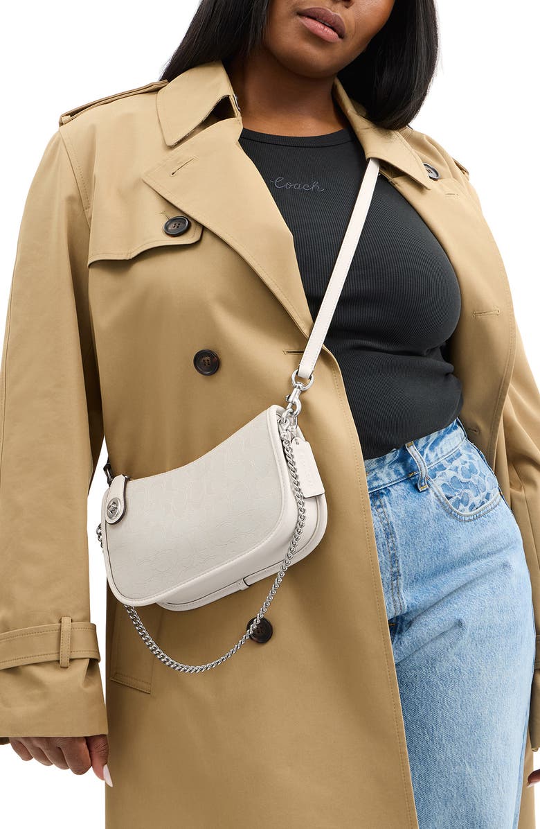 COACH Originals Swinger Signature Jacquard Shoulder Bag, Alternate, color,