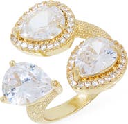 EYE CANDY LOS ANGELES Lauren Cubic Zirconia Cluster Ring