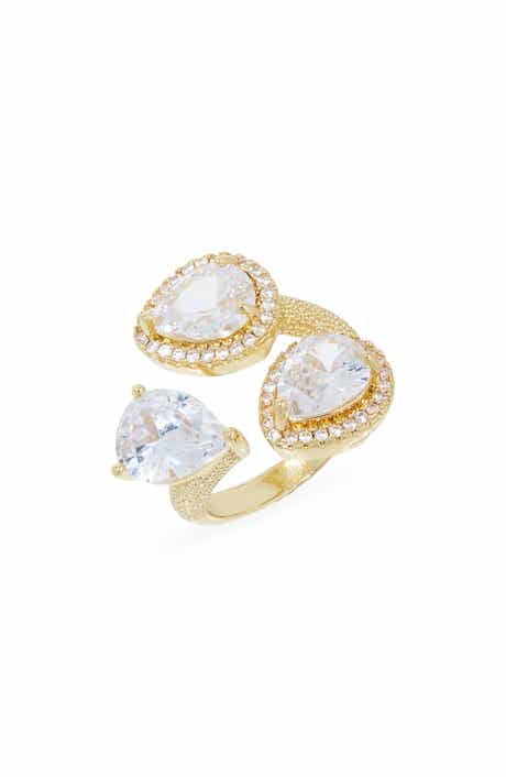 EYE CANDY LOS ANGELES Lauren Cubic Zirconia Cluster Ring