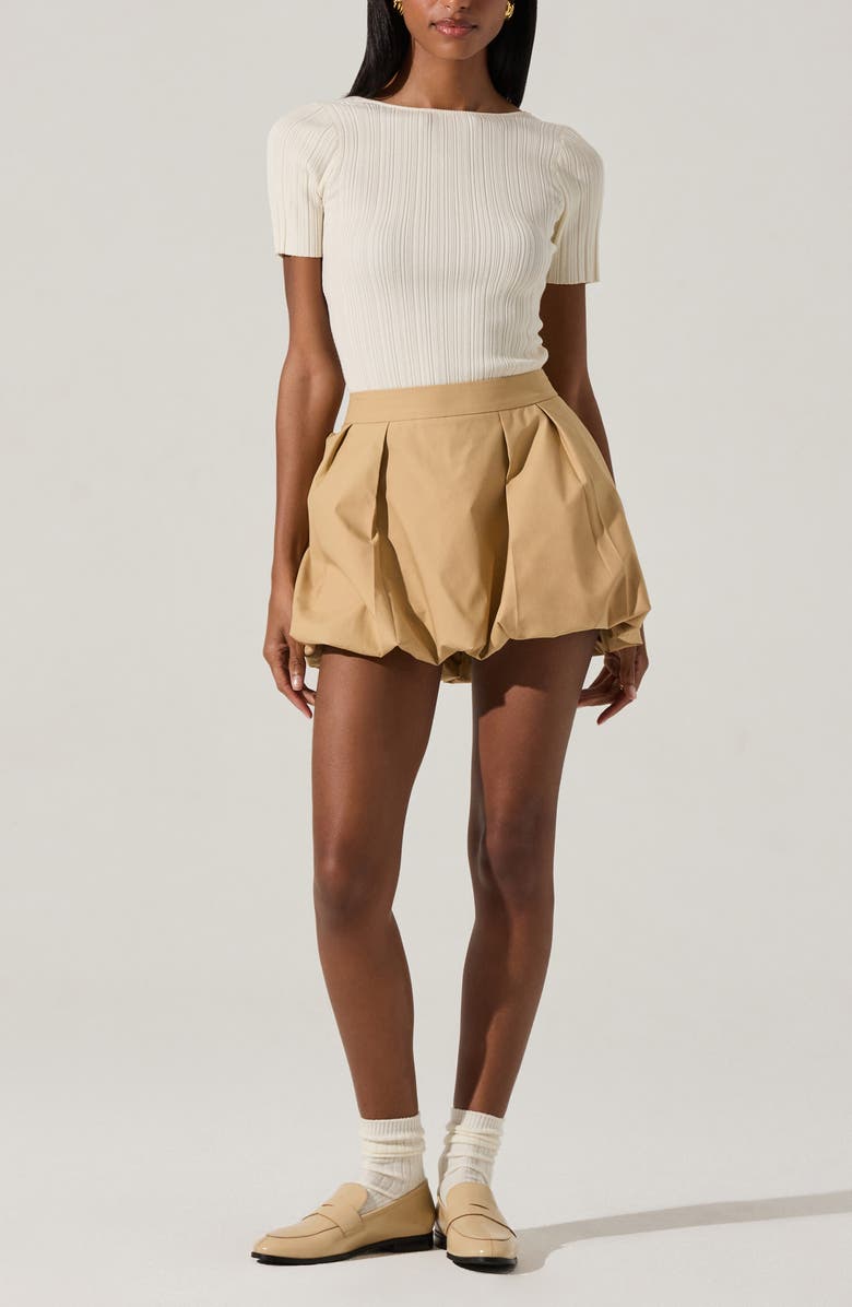 ASTR the Label Toini Skort, Alternate, color, Khaki