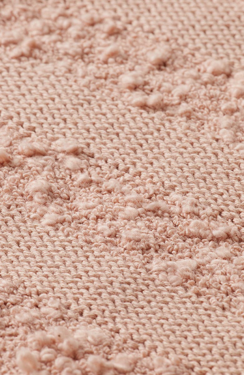 Scotch & Soda Bouclé Stripe Cotton Blend Sweater Vest, Alternate, color, Rose Dust