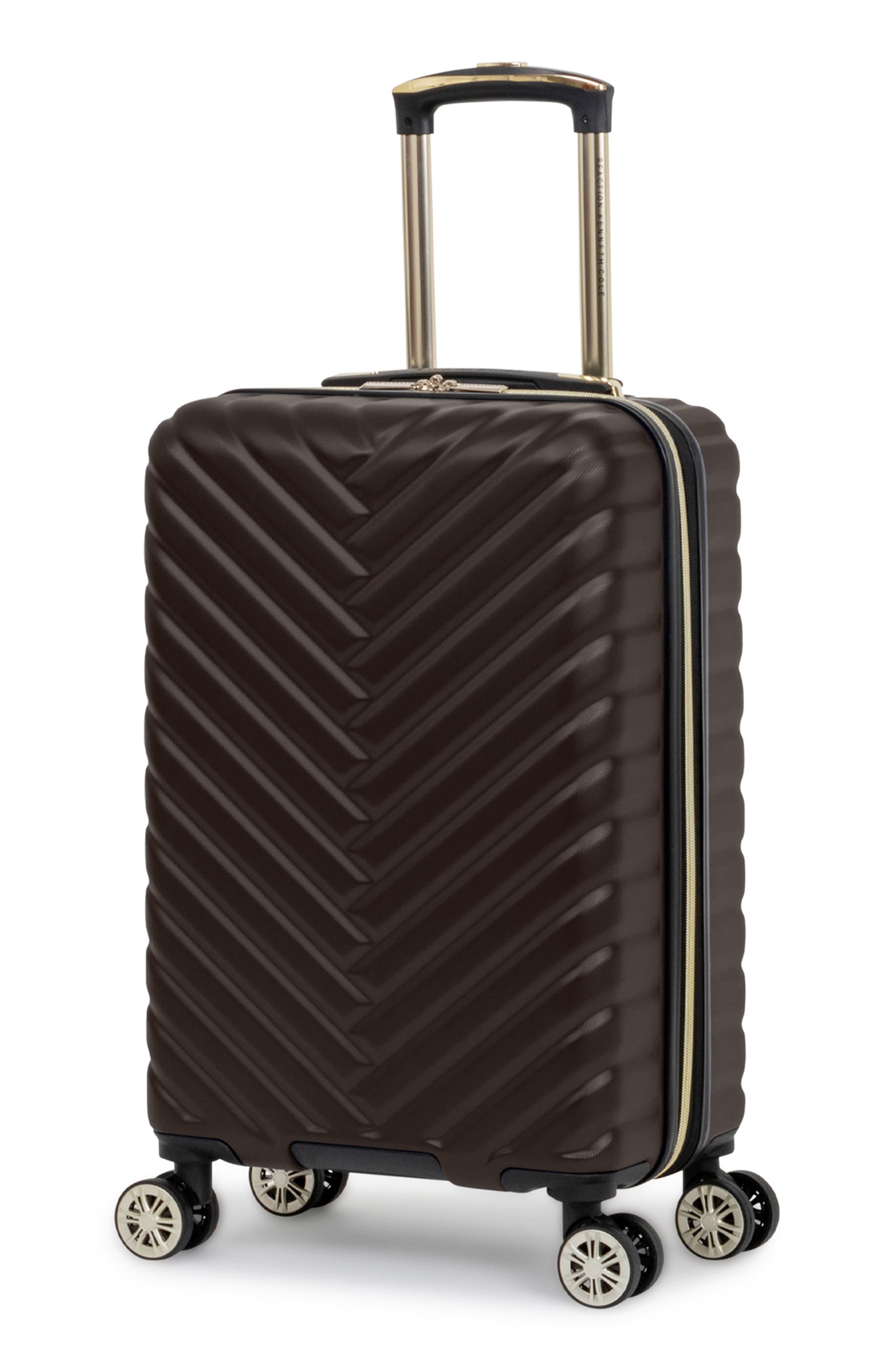 Kenneth Cole Madison 24-Inch Hardside Expandable Spinner Suitcase, Alternate, color, Chocolate Brown