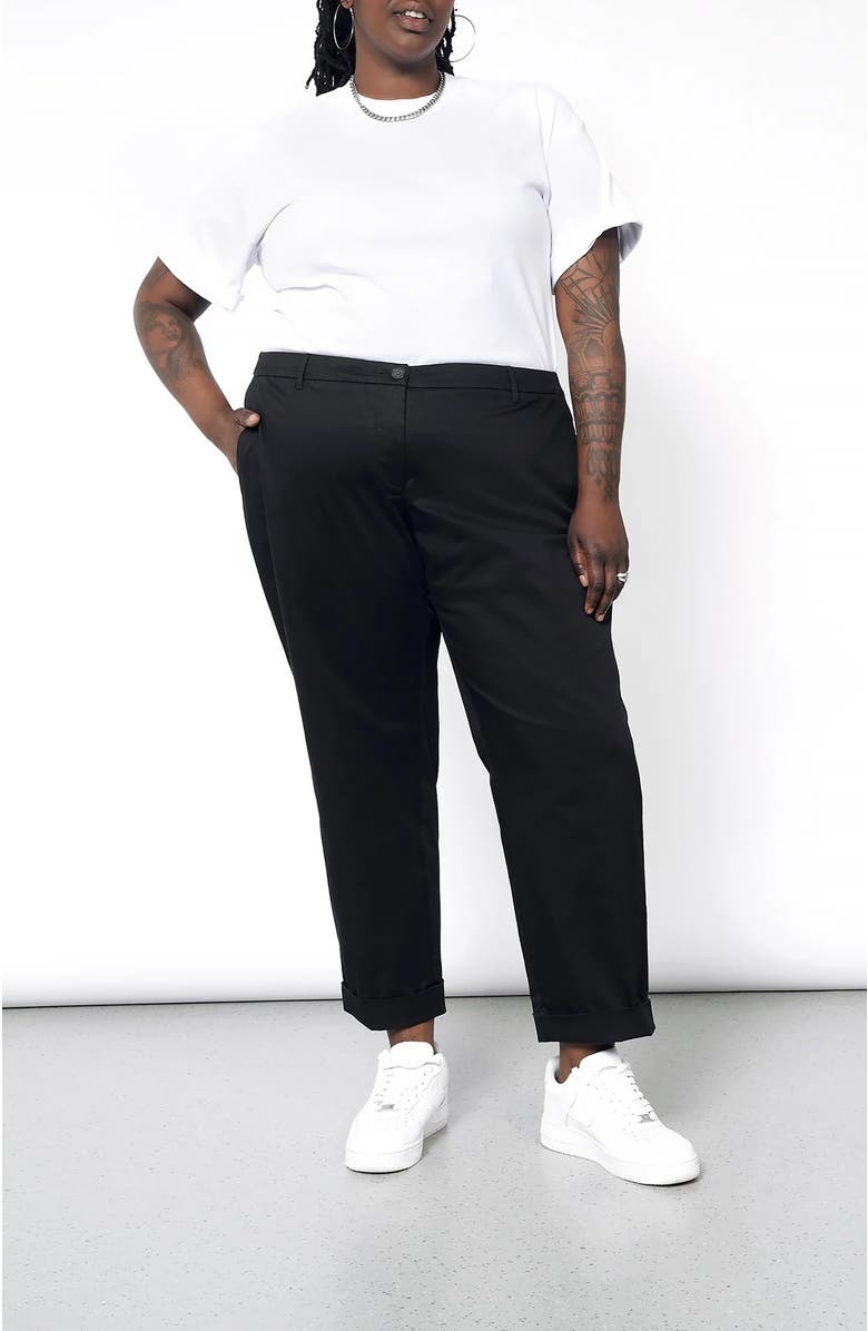 WILDFANG The Essential Trouser, Alternate, color, Black