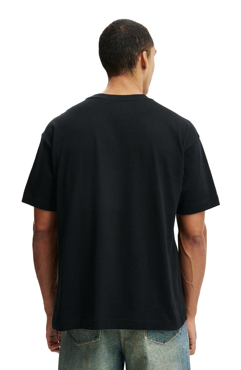 Cotton On Box Fit License T-Shirt, Alternate, color, Black Scarface-Poster