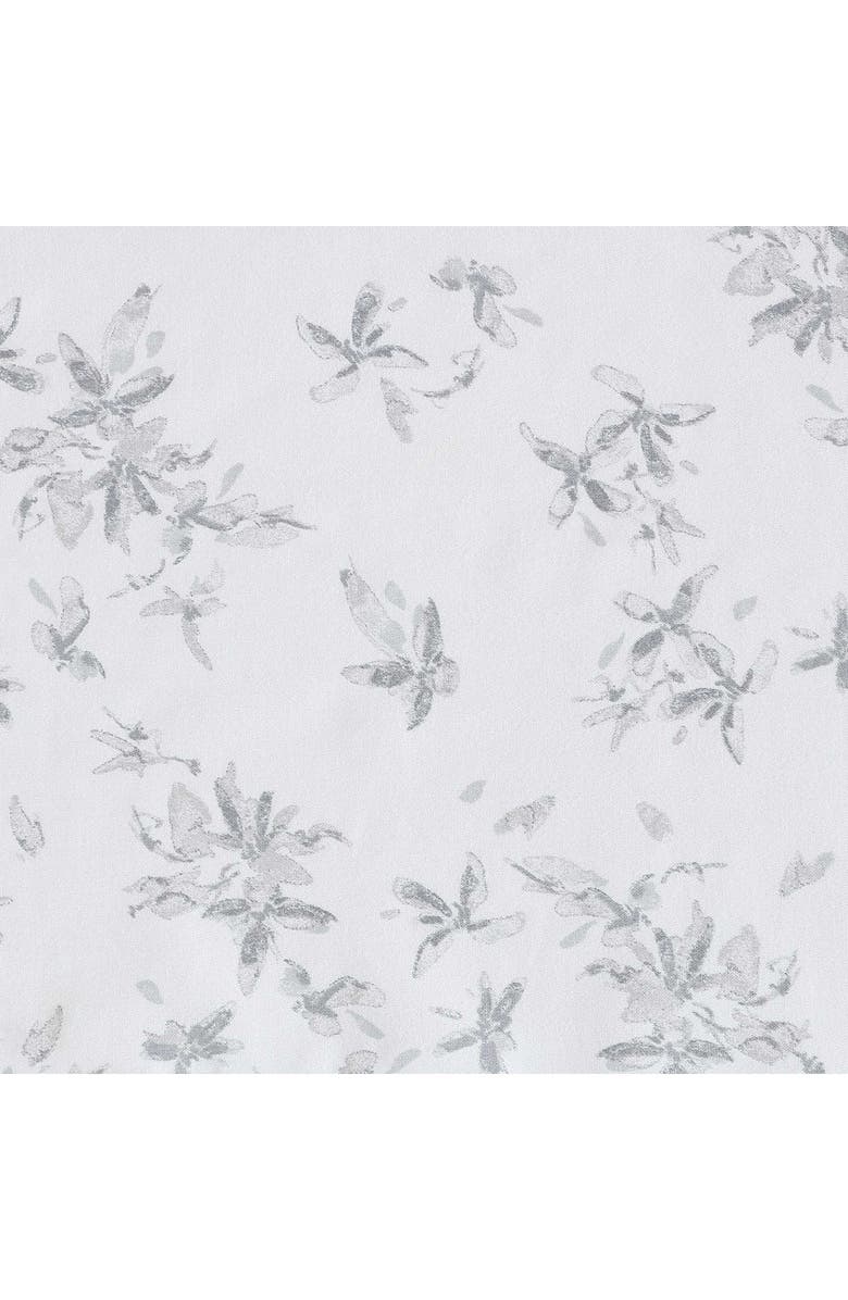 Calvin Klein Abstract Ditsy Floral 300 Thread Count Sateen Sheet Set, Alternate, color, Grey