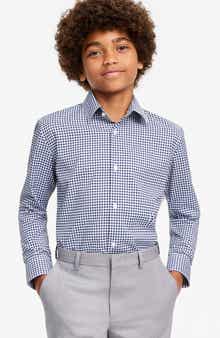 Kids' Check Dress Shirt