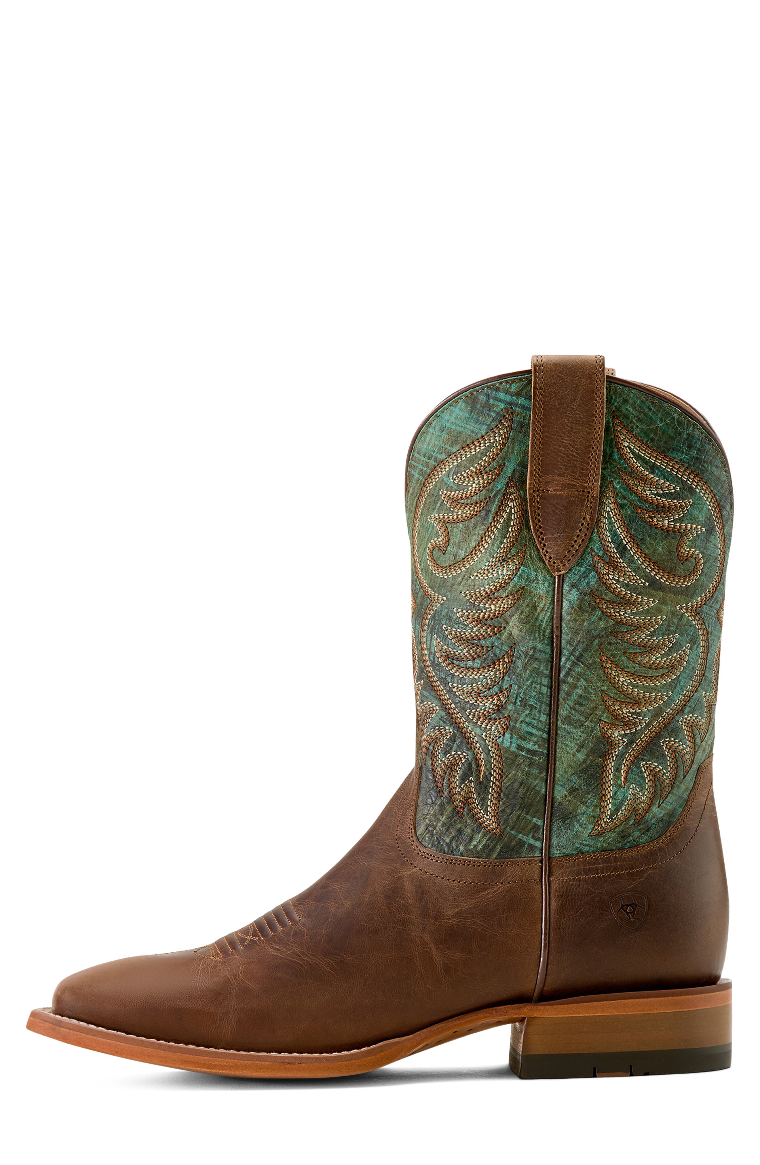 Steadfast Western Boot, Alternate, color, BROWN/ BLUE