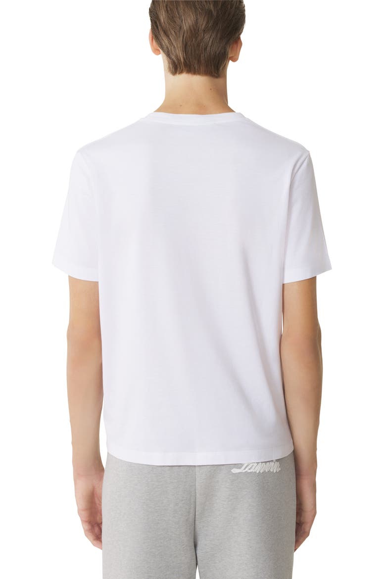 White Lanvin Ribbon T-Shirt, Alternate, color, Optic White