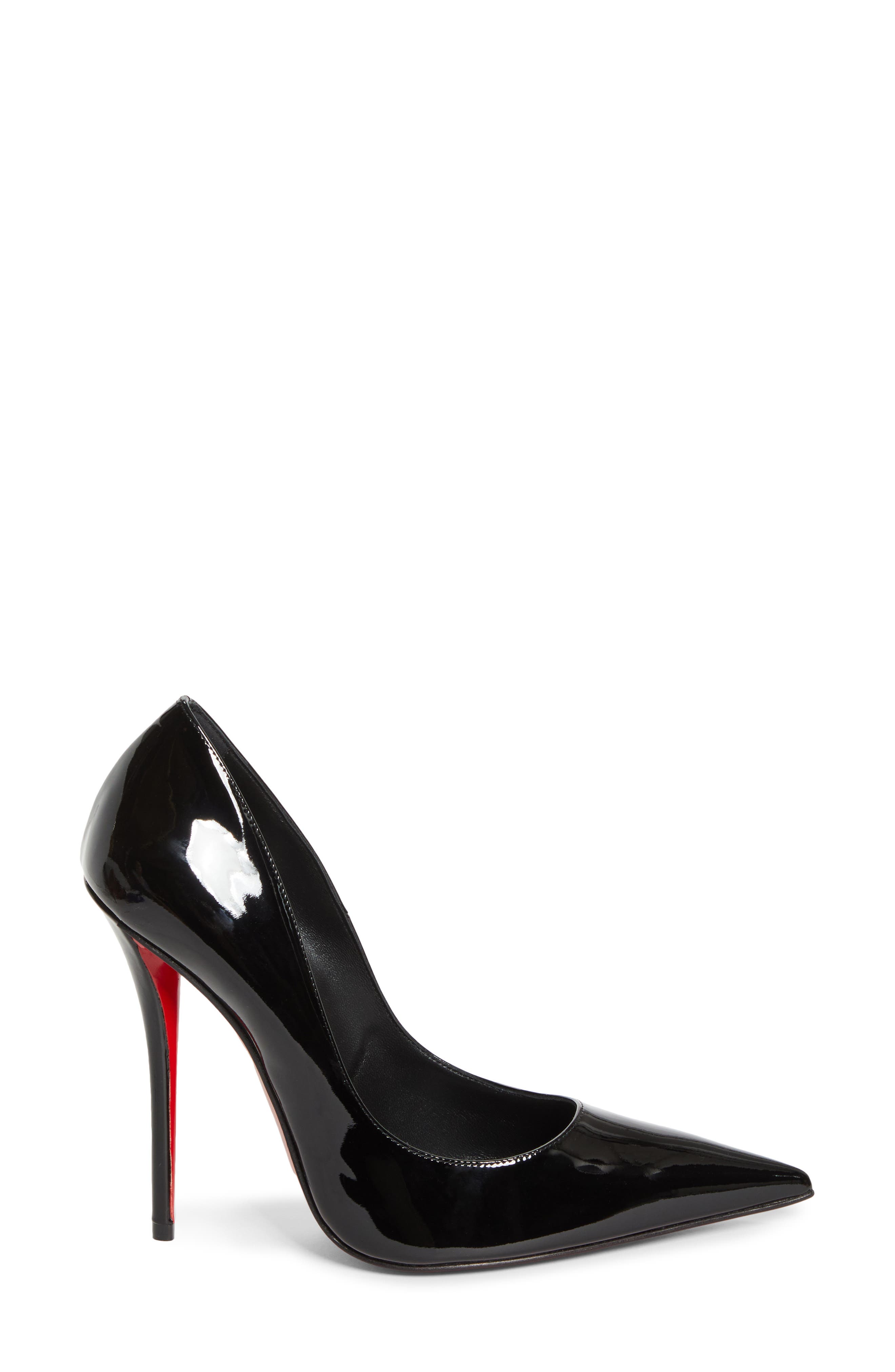 Christian Louboutin Miss Z Pointed Toe Pump, Alternate, color, Black