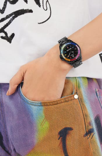 Heaven Crystal Bracelet Strap Watch, 38mm