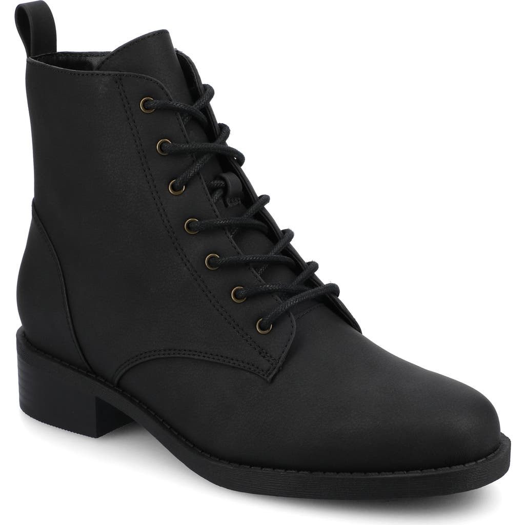 Journee Collection Kodah Ankle Boot- Wide Width Available In Black