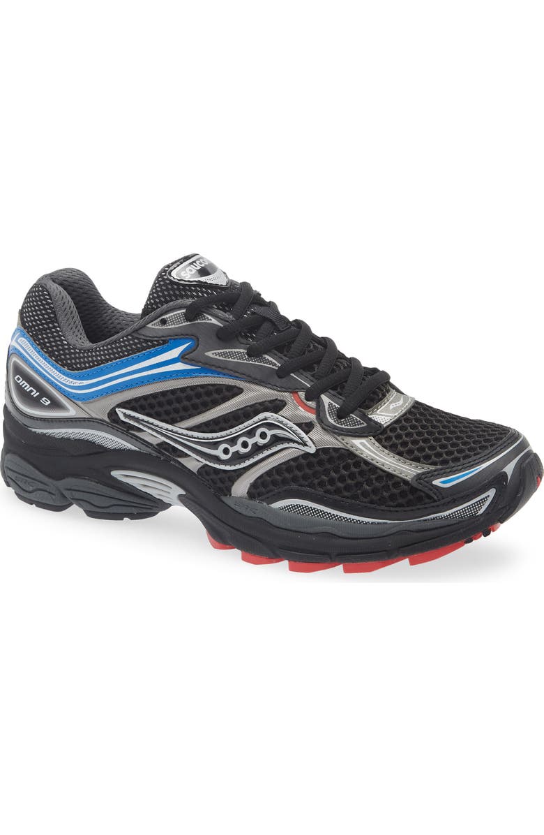 Saucony Gender Inclusive ProGrid Omni 9 Sneaker, Main, color, Black/ Multi