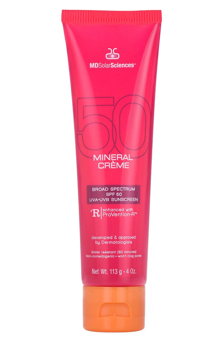 MDSolarSciences <sup>™</sup> Mineral Crème Broad Spectrum SPF 50 Sunscreen, Main, color, 