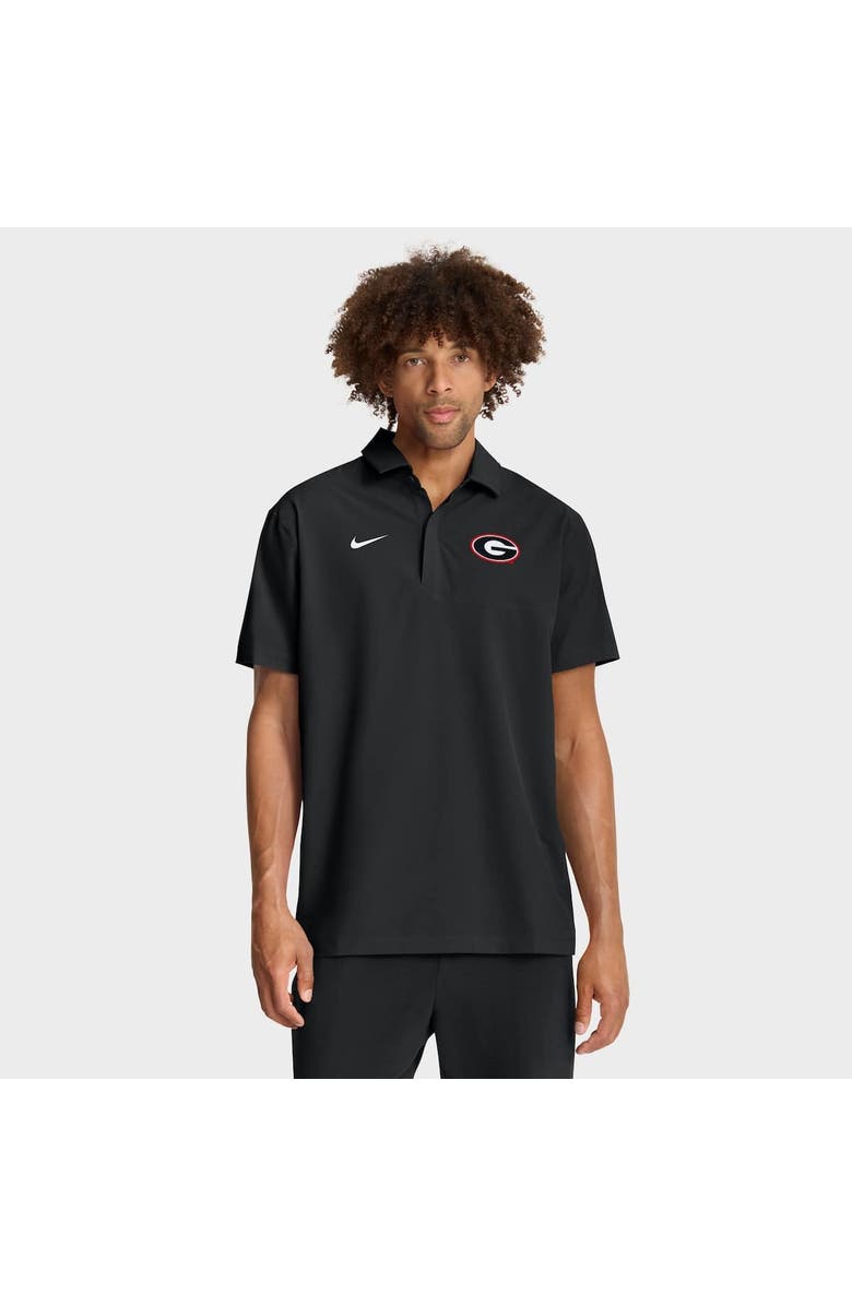 Nike Men's Nike Black Georgia Bulldogs 2025 Coaches Sideline Polo, Main, color, Black