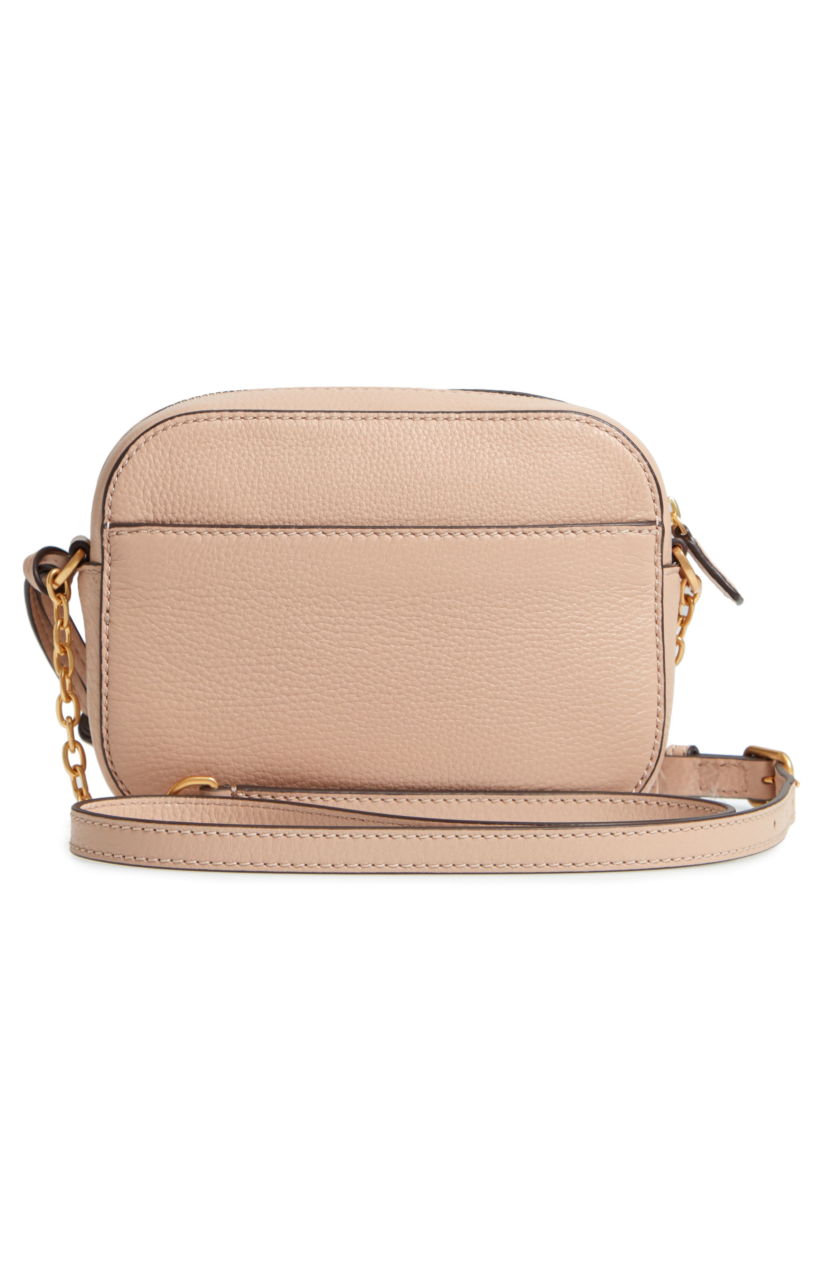 Tory Burch McGraw Leather Camera Bag, Alternate, color, 