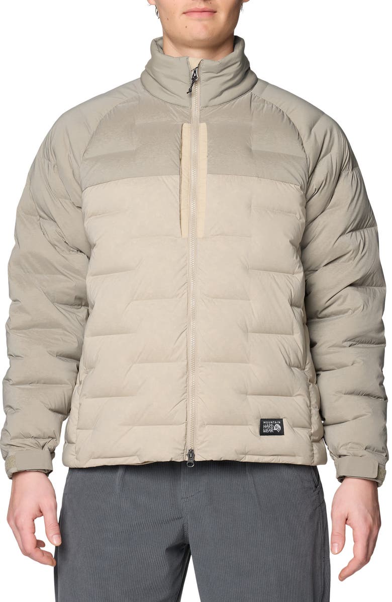 Mountain Hardwear Stretchdown Big Baffle 700 Fill Power Down Jacket, Main, color, Badlands/ Dunes