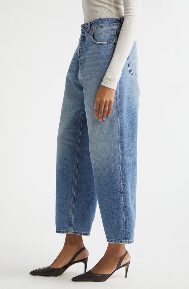 Haikure Relaxed Fit High Waist Jeans, Alternate, color, Nordic Blue