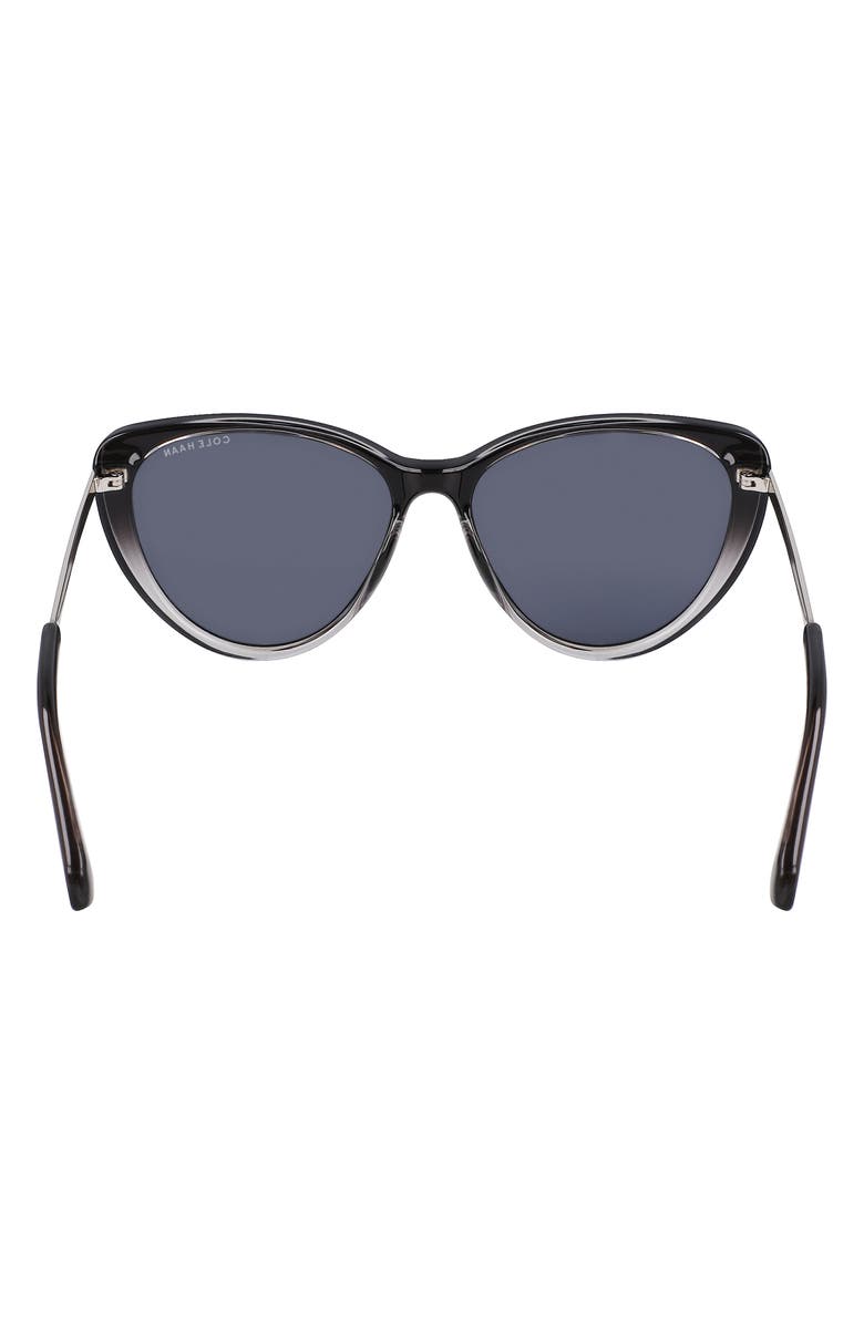 Cole Haan 54mm Polarized Cat Eye Sunglasses, Alternate, color, Smoke Gradient