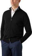 Robert Talbott Dalton Full Washable Merino Zip Sweater