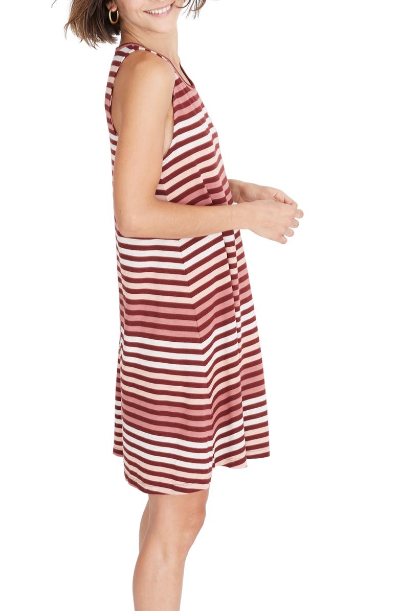 Madewell Highpoint Sulley Stripe Tank Dress, Alternate, color, 