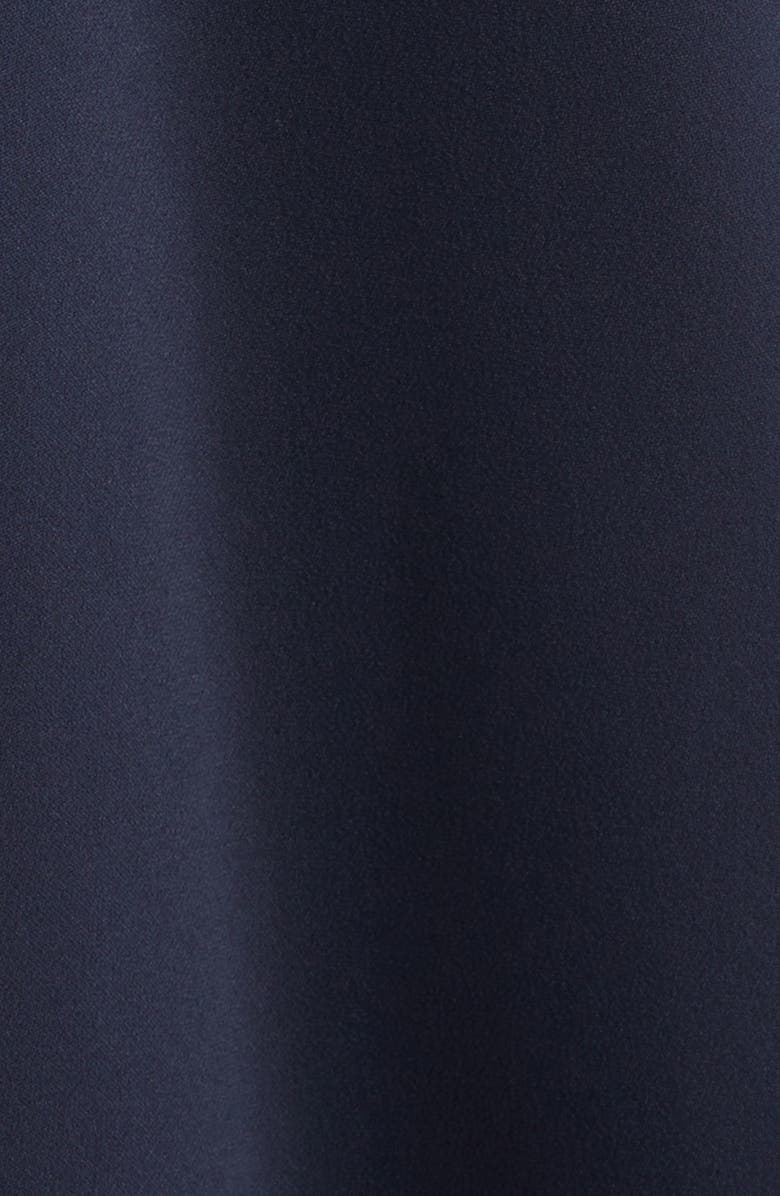 Victoria Beckham Long Sleeve Polo Midi Dress, Alternate, color, Navy