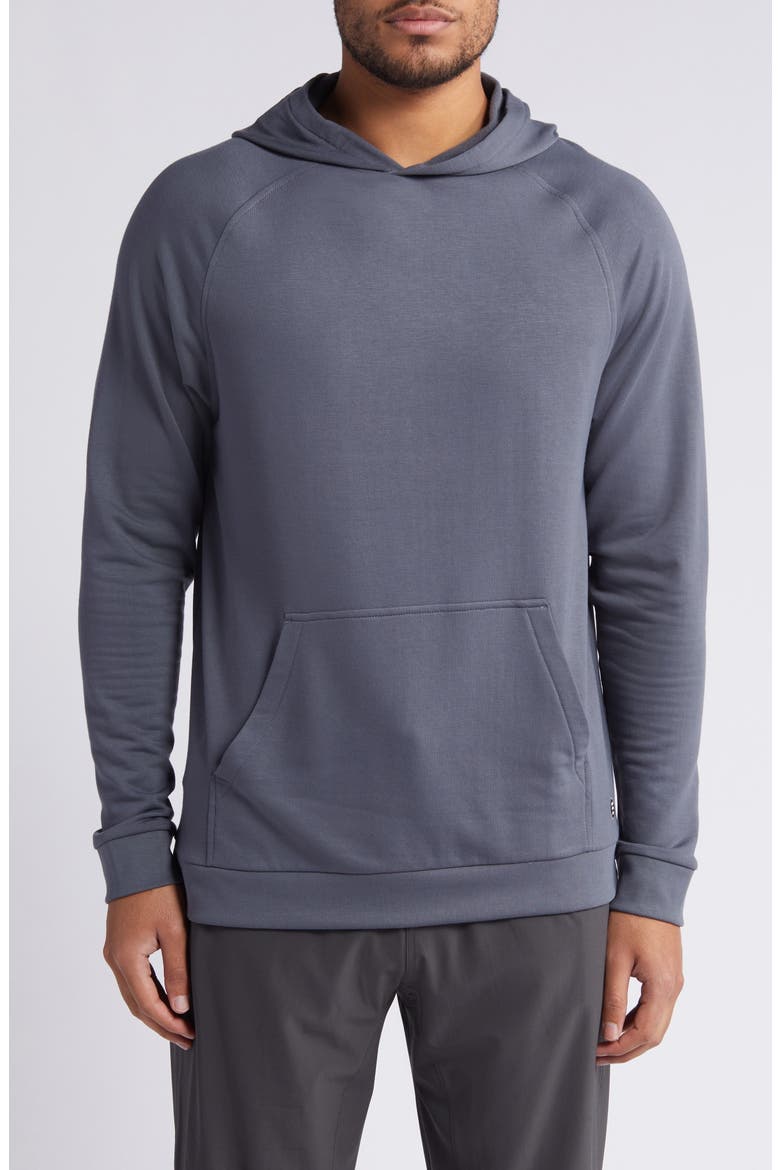Fleece Hoodie, Main, color, STORM CLOUD