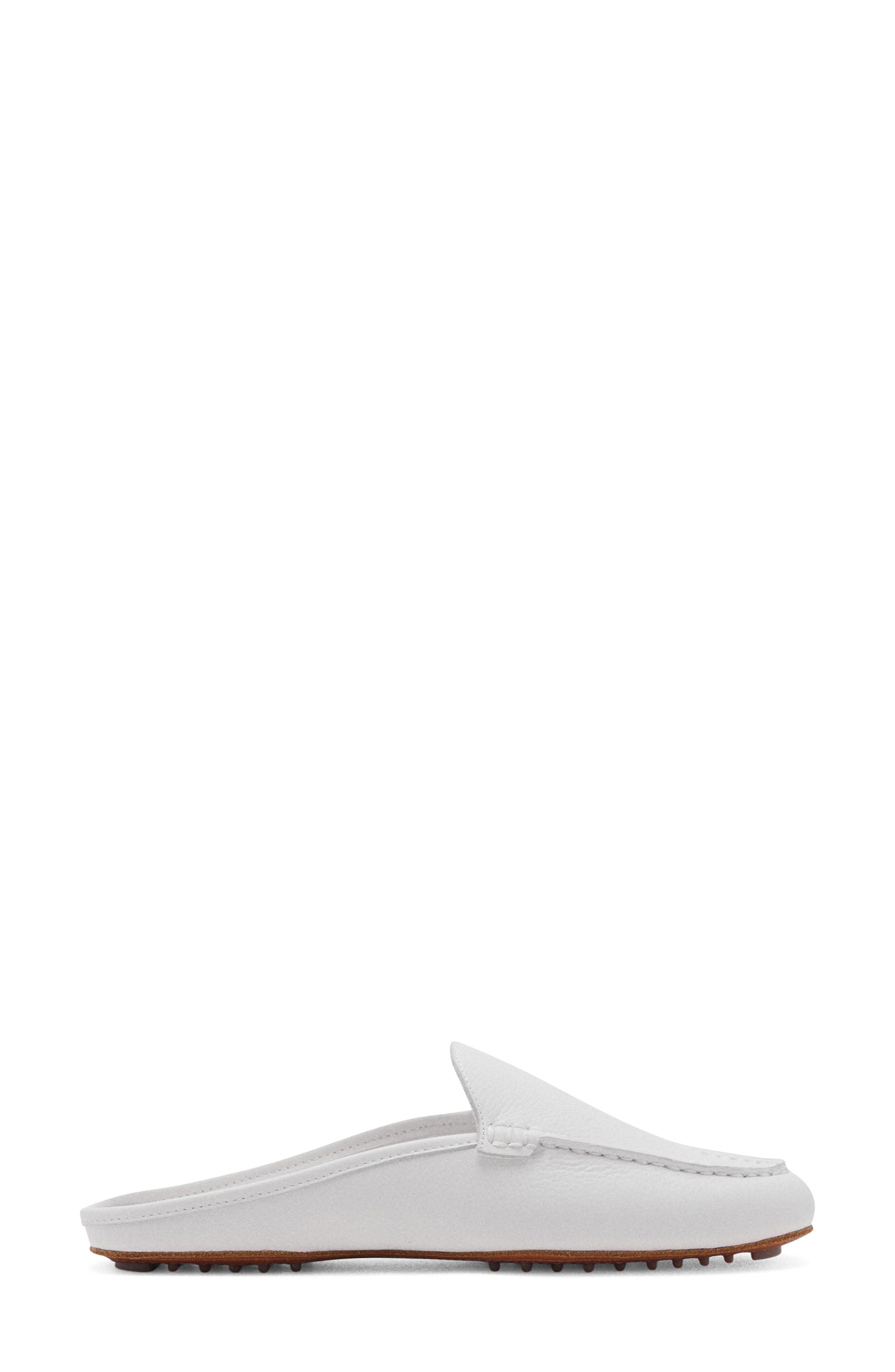 MANGO Flat Mule, Alternate, color, White