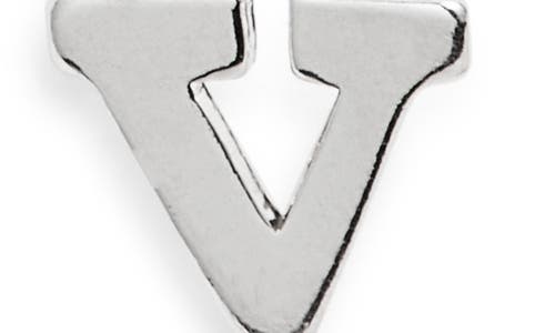 Nashelle Initial Pendant Necklace In Sterling Silver - V