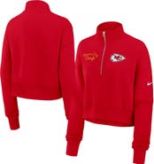 Nike Women's Nike Red Kansas City Chiefs Primetime Phoenix Half-Zip Sweatshirt