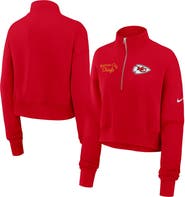 Nike Women's Nike Red Kansas City Chiefs Primetime Phoenix Half-Zip Sweatshirt