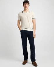 Onia Linen Johnny Collar Polo