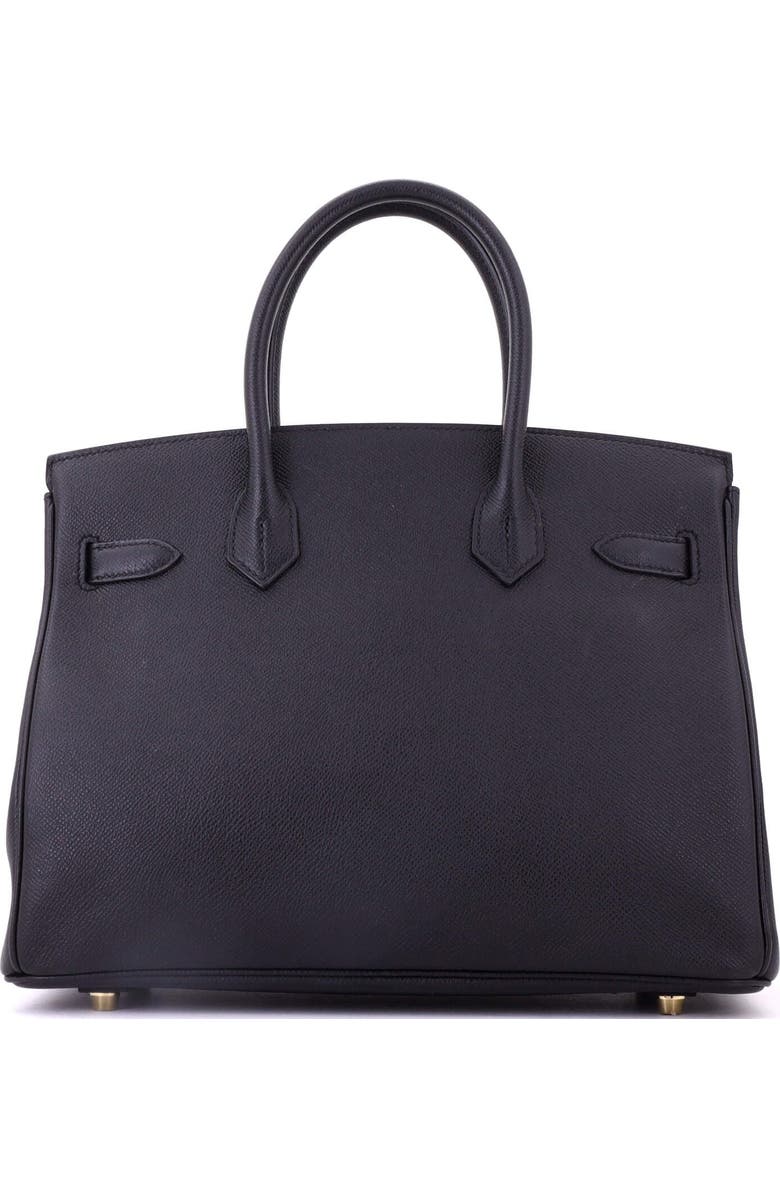 Pre-Owned Hermes Birkin Handbag Black Epsom with Gold Hardware 30, Alternate, color, Noir