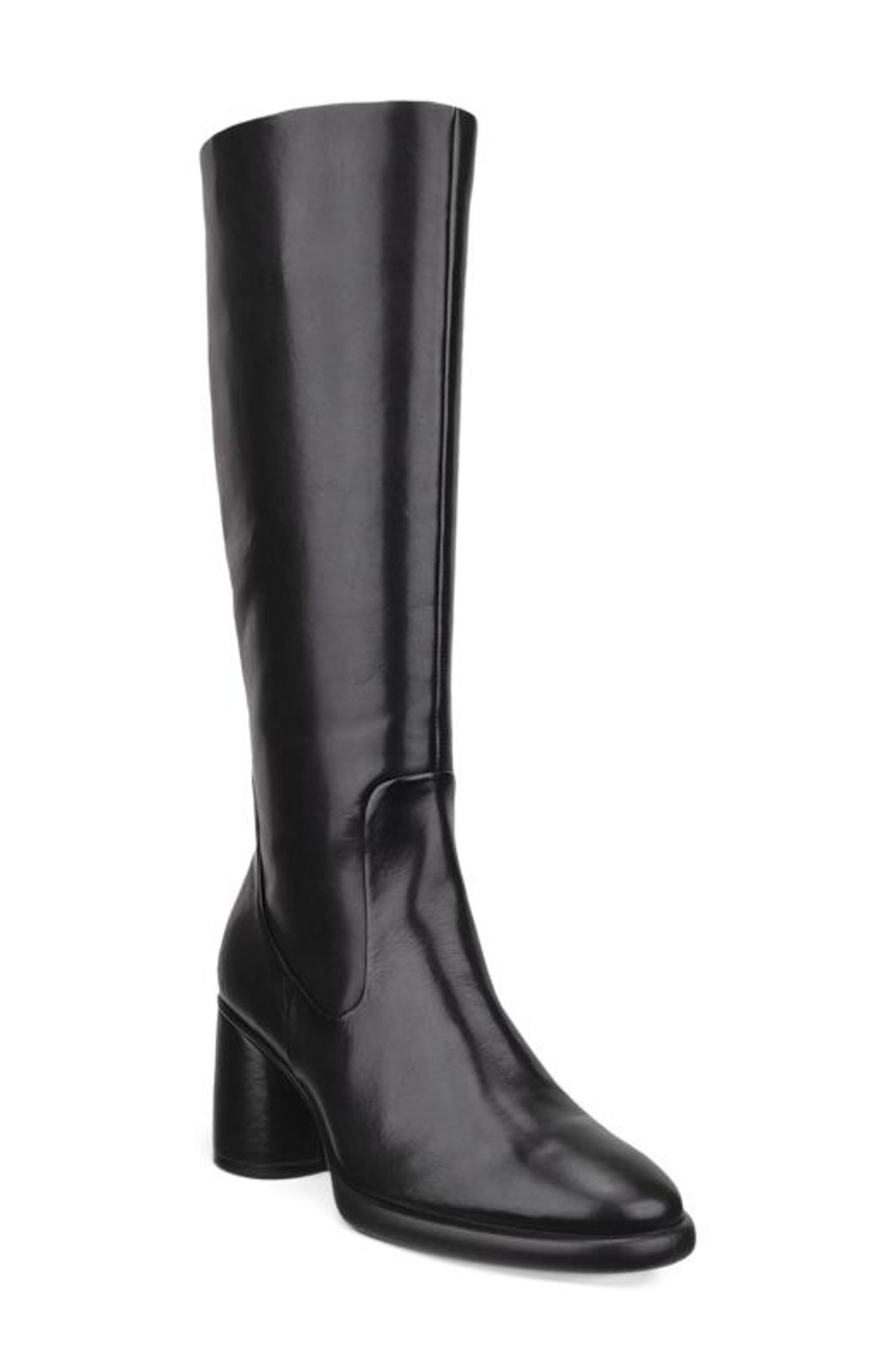 ECCO Sculpted LX 55 Knee High Boot, Main, color, Black