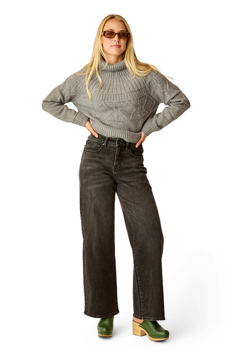 Carve Designs Audrey Wide Leg, Main, color, Washed Black