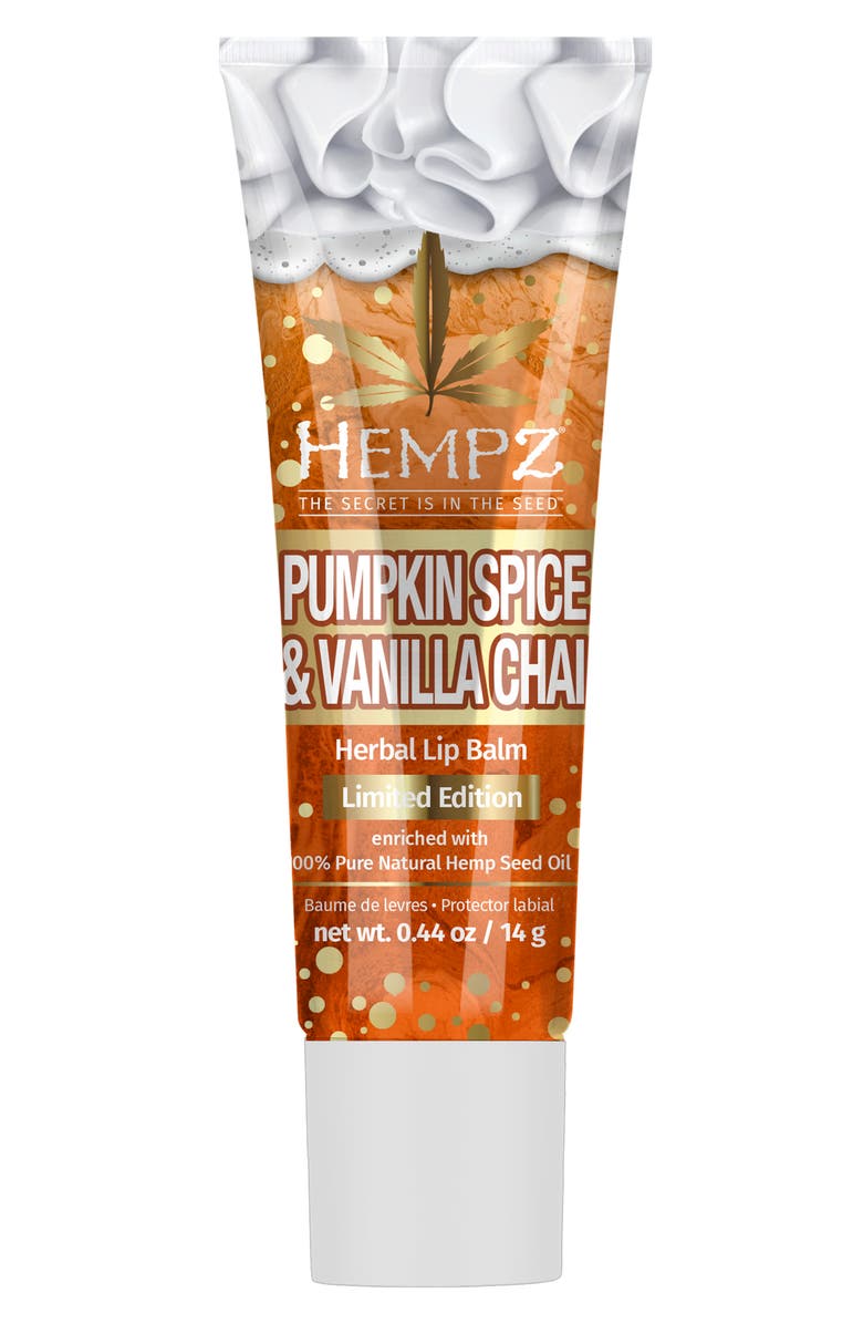 HEMPZ Pumpkin Spice & Vanilla Chai Lip Balm, Main, color, Pumpkin Spice Vanilla Chai