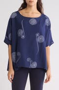 PATRIZIA LUCA Printed Loose Top