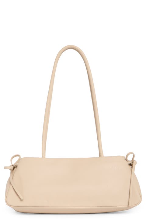 Faux Leather Shoulder Bag