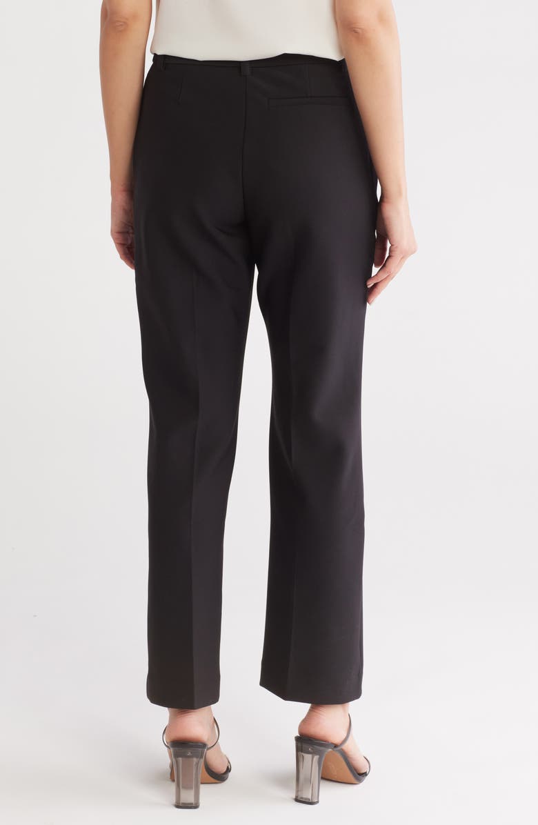 NORDSTROM RACK Stretch Ponte Bootcut Pants, Alternate, color, Black