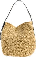 TOTEME Medium Belted Straw Tote