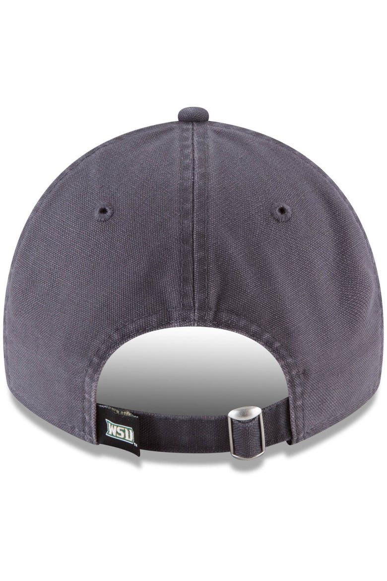 Men's New Era Gray Wright State Raiders Core 9TWENTY Adjustable Hat, Alternate, color, Gray