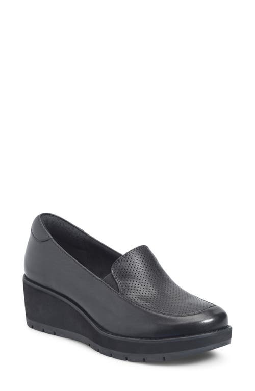 Comfortiva Fabiana Wedge Loafer in Black 