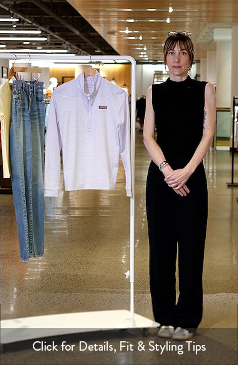 Microstripe Sankaty Half Zip Shep Shirt, sales video thumbnail