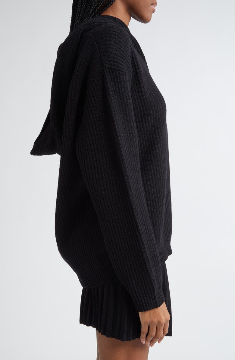 MACCAPANI The Wool Knit Hoodie, Alternate, color, Black
